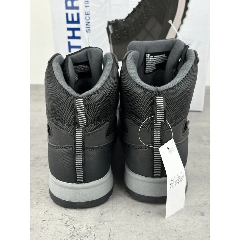 Weatherproof Jenkins Boots Men's New Black Water Proof Insulated Shoes Size 12